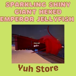 Sparkling Shiny Giant Hexed Emperor Jellyfish Fisch