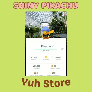 PTC 20k stardust▶️Shiny Pikachu Background Singapore