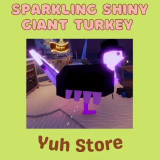 Sparkling Shiny Giant Turkey Fisch