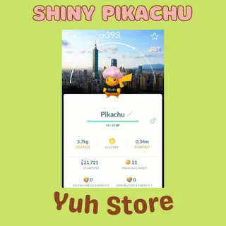 PTC 20k stardust▶️Shiny Pikachu Background Taipei