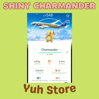 PTC 20k stardust ▶️ Shiny Charmander El ANA red jet Airways Background - GO Read description