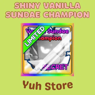Shiny Vanilla Sundae Champion Bgsi