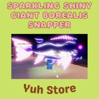 Sparkling Shiny Giant Borealis Snapper Fisch