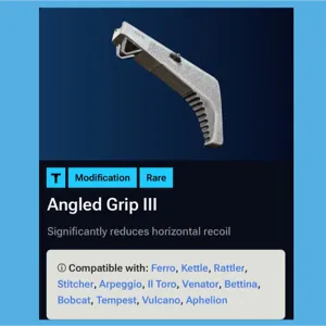 Angled Grip 3 Blueprint