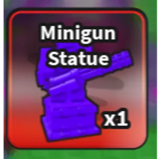 Mini War - Minigun Statue