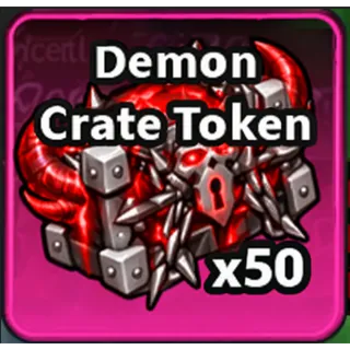 Mini War - 50x Demon Crate Token