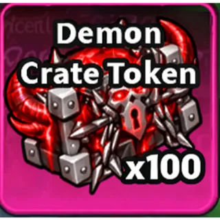 Mini War - 100x Demon Crate Token
