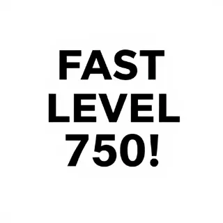 LEVELING 750 CARRY FISCH (read desc)