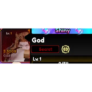 5x Shiny Dio/Shiny God (OG) bundle 
