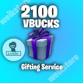 2100 Vbucks (gift)