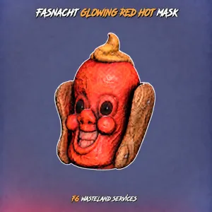 Glowing Red Hot Mask