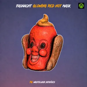 Glowing Red Hot Mask