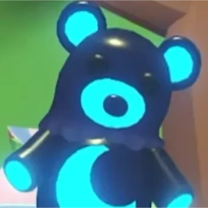 Neon Lunar Moon Bear
