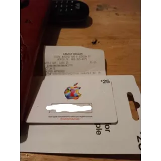$25.00 USD Apple