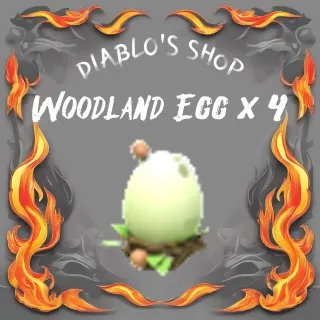 Woodland Egg x 4