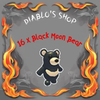 16 x Black Moon Bear