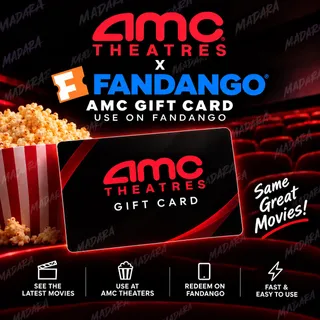 $12-15 Tickets + Concessions | AMC + Fandango Giftcard