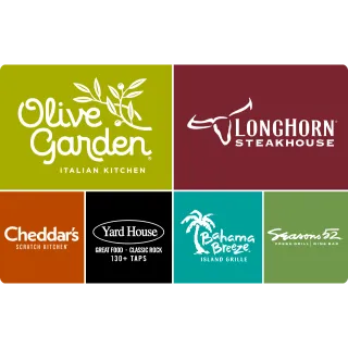 $5.00 USD Darden Restaurant Gift Cards