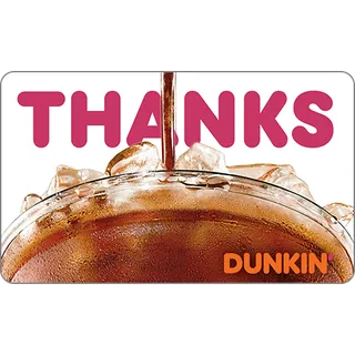$10.00 USD Dunkin'® gift card