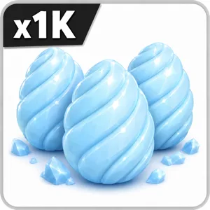 1k crystal eggs