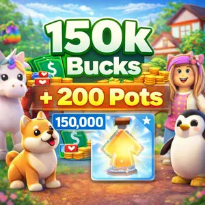 Adopt Me bucks and pots