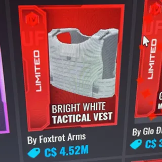 UF  bright white vest