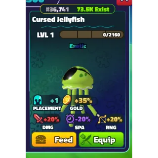 SPONGEBOB TOWER DEFENSE | SBTD | CURSED JELLYFISH