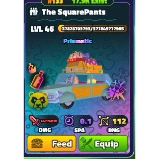 GOLD SERIAL NC HDS THE SQUAREPANTS
