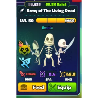 SPONGEBOB TOWER DEFENSE | SBTD | MAX NC ARMY OF THE LIVING DEAD