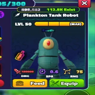 Max Plankton Tank Robot