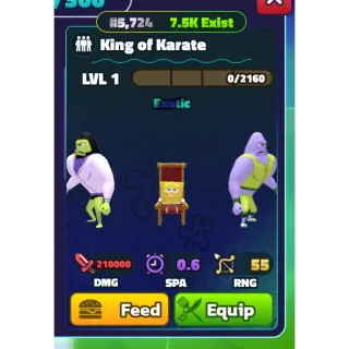 SPONGEBOB TOWER DEFENSE | SBTD | KING OF KARATE