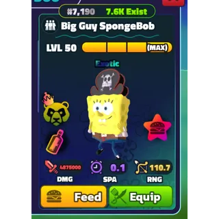 SPONGEBOB TOWER DEFENSE | SBTD | MAX NC PP BIG GUY SPONGEBOB