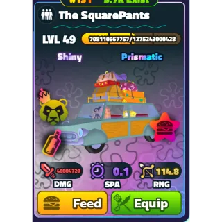 GOLD SERIAL SHINY NC PP THE SQUAREPANTS