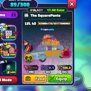 SPONGEBOB TOWER DEFENSE | SBTD | PP THE SQUAREPANTS