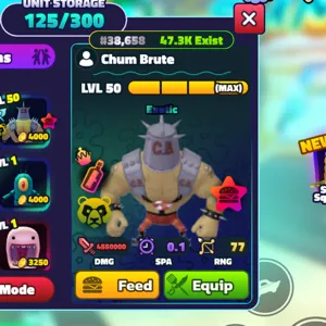 SPONGEBOB TOWER DEFENSE | SBTD | MAX NC PP CHUM BRUTE