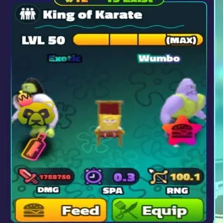 RAINBOW SERIAL Wumbo Max Pp King Of Karate