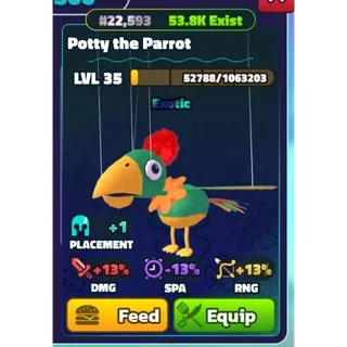 SPONGEBOB TOWER DEFENSE | SBTD | POTTY THE PARROT