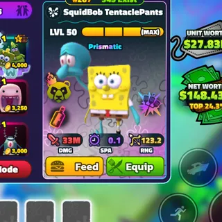 NON-DUPED - SQUIDBOB TENTACLEPANTS