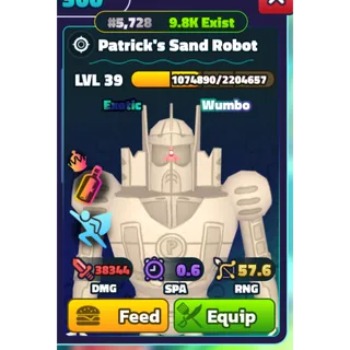 SPONGEBOB TOWER DEFENSE | SBTD | NC WUMBO PATRICK'S SAND ROBOT