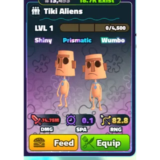 NON-DUPED - SW TIKI ALIENS