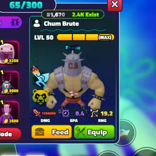 MAX NC CHUM BRUTE