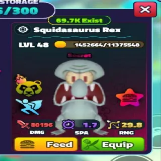 Nc Pp Squidasaurus Rex