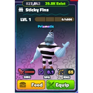 NON-DUPED - STICKY FINS