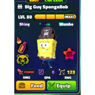 GOLD SERIAL SW NC PP MAX BIG GUY SPONGEBOB