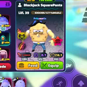 GOLD BLACKJACK SPONGEBOB