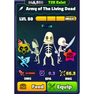 MAX NC PP ARMY OF THE LIVING DEAD