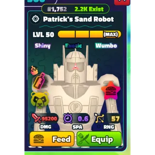 SPONGEBOB TOWER DEFENSE  | SBTD | MAX SW NC PP PATRICK'S SAND ROBOT