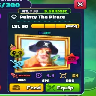 Max Nc Pp Painty The Pirate