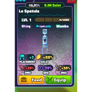 SPONGEBOB TOWER DEFENSE | SBTD | SW LE SPATULA