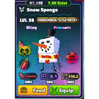 NC PP SHINY SNOW SPONGE